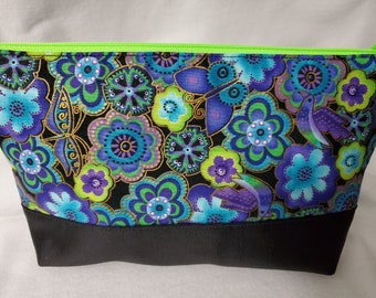 Flower & butterfly pouch