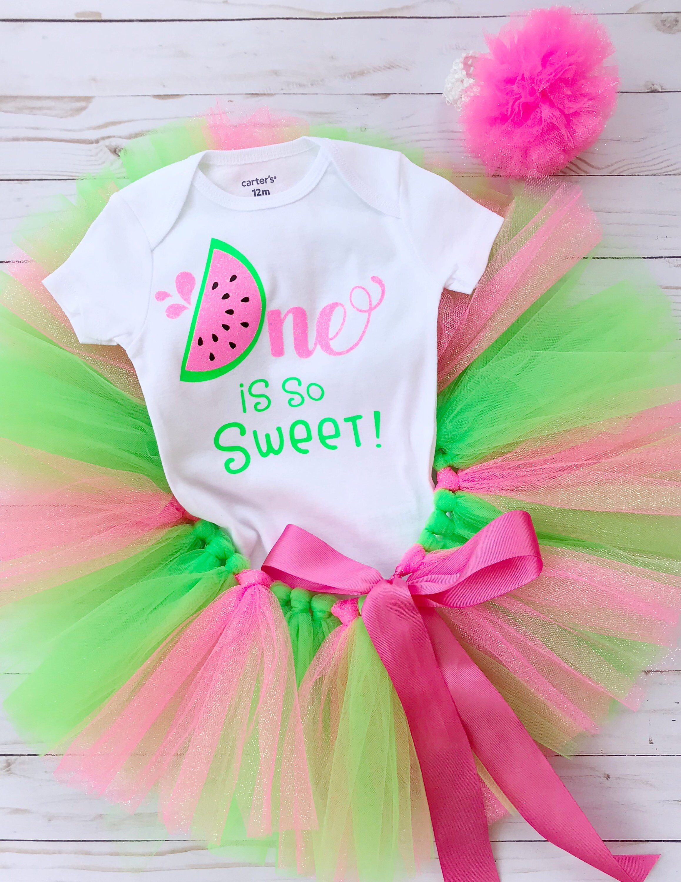 watermelon first birthday outfit
