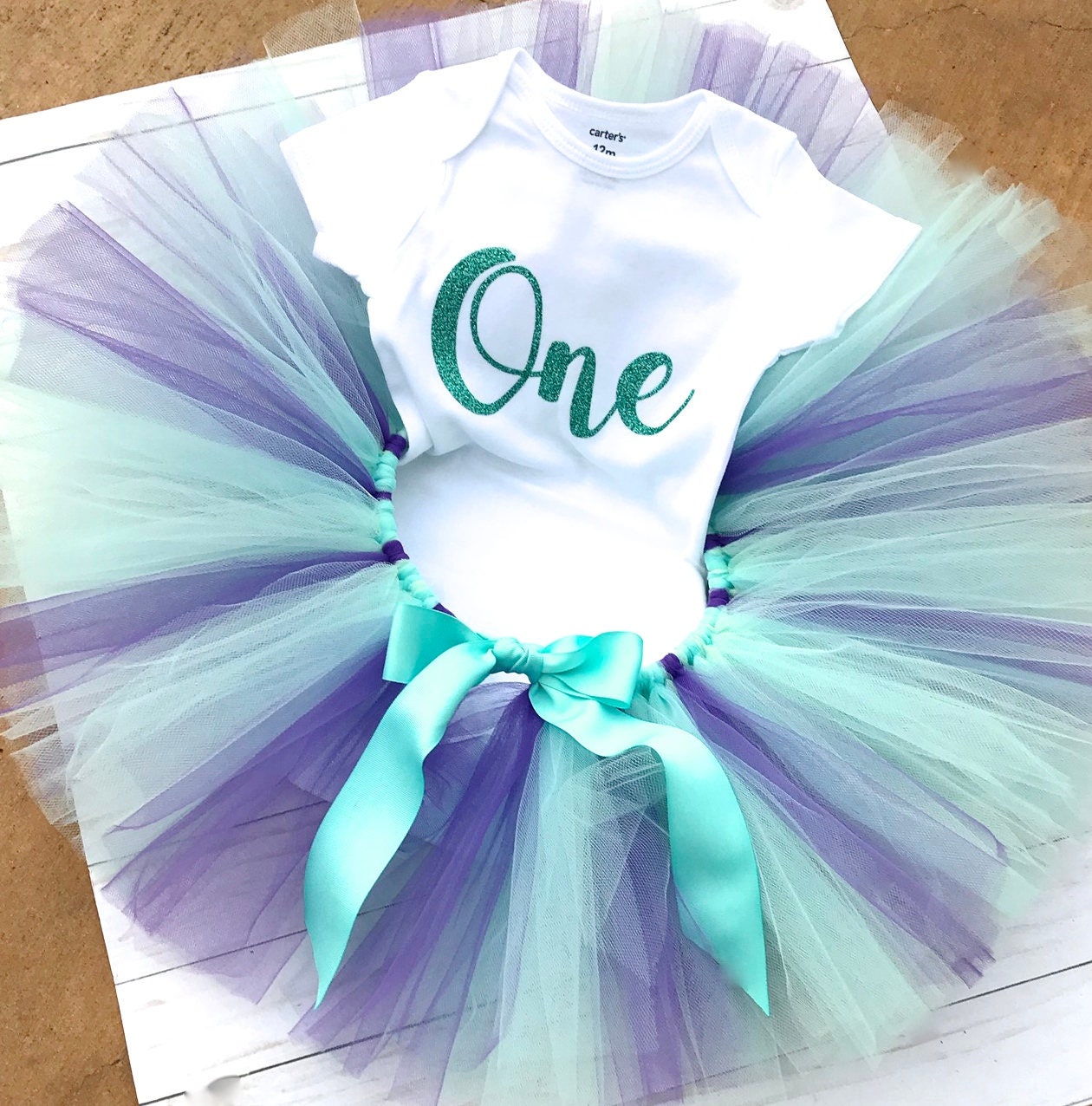 mermaid one year old birthday outfit