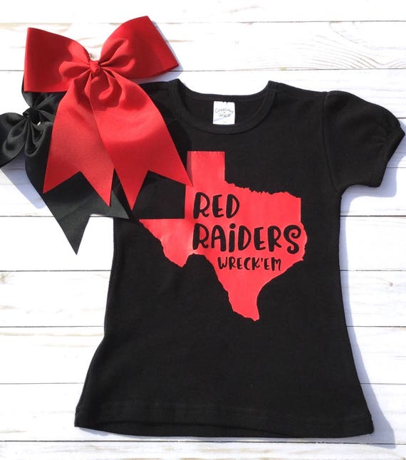 Red Raiders T Shirt for Toddler Girls 