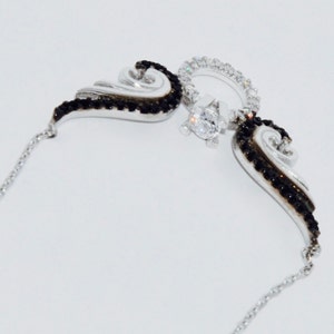 Silver Wing Necklace with Stones, Engagement Necklace,Cartier Love, Shell Jewelry, Shell Wings, Angel Wing Necklace, Pandora, Cartier, LV