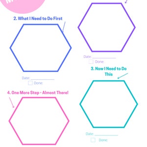 Goals for Teens Printables, Daily Reflections, Mood Tracker, Goal Planner for Teens, Goals for Children, Teen Inspired