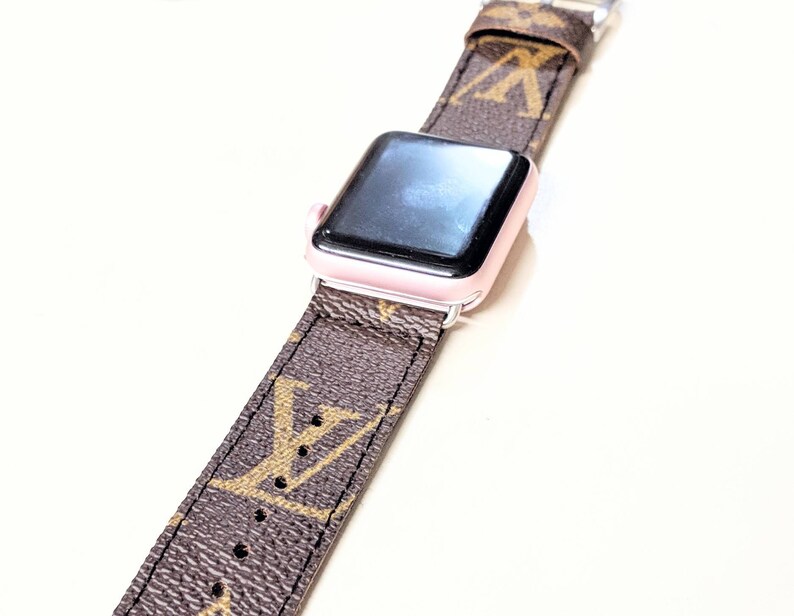 RepurposedLouis Vuitton iwatch band Upcycled Louis Vuitton | Etsy