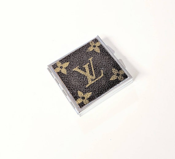 Louis Vuitton Pill box upcycled LV pill box Louis Vuitton Etsy