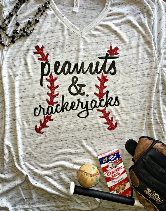 Buy Me Some Peanuts & Crackerjacks Baseball Shirt Peanuts and Etsy