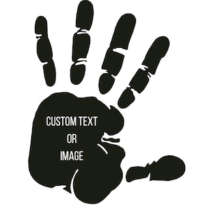 Custom Image, Wave Mirror Decals, Off Road Wave, Wave Sticker, Peace Decal, Customizable Decal, Customizable Sticker
