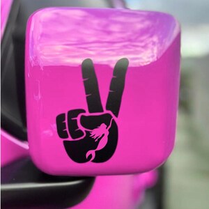 Mermaid Wave, Wave Mirror Decals, Off Road Wave, Wave Sticker, Peace Decal, Mermaid Wave Decal, Mermaid Sticker