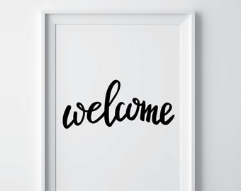 Come on in sign Printable art Welcome sign printable Come on