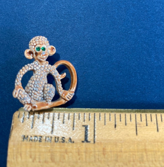 Vintage Gerry's Monkey Brooches, Two  Matching Br… - image 8