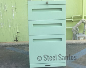 Steel File Cabinet Etsy