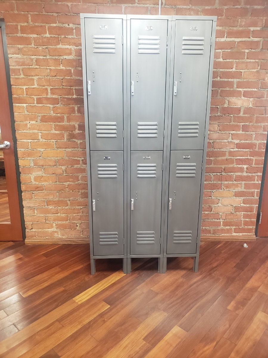 Vintage Steel Unit Locker With Six Doors - Etsy