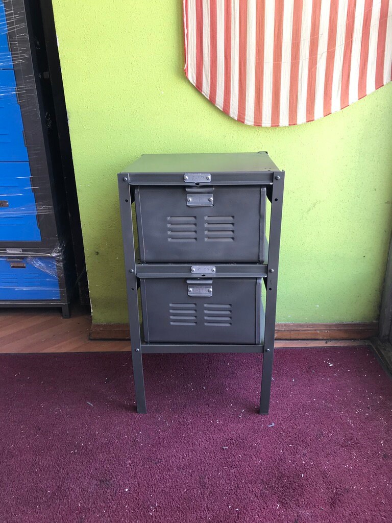 Metal Locker Nightstands Etsy
