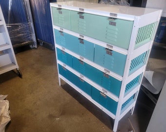 Basket Locker Dresser - Organizer Vintage Sneaker Lockers