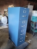 Vertical File Cabinet - refinished filing