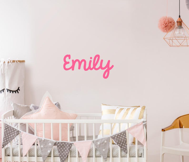 Personalised Kids Name Wall Sticker/decal Any Word/name Etsy