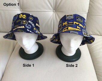 U of M Reversible Bucket Hats