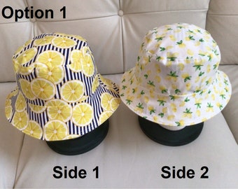 When Life Gives you Lemons Reversible Bucket Hat