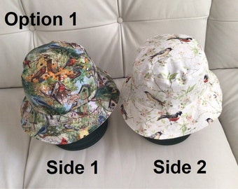 Bird Reversible Bucket Hat