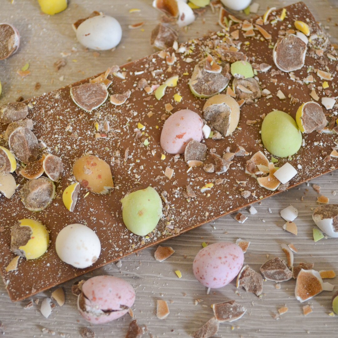 Mini Egg Chocolate Bar 3 X 100g Bars Etsy