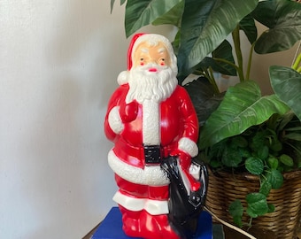 Empire Santa Blow Mold Cookie Jar - Etsy