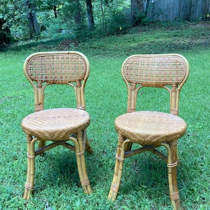 Local pickup!!!    These will NOT SHIP !! Rattan chairs