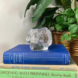 Kosta boda snowball candle holder