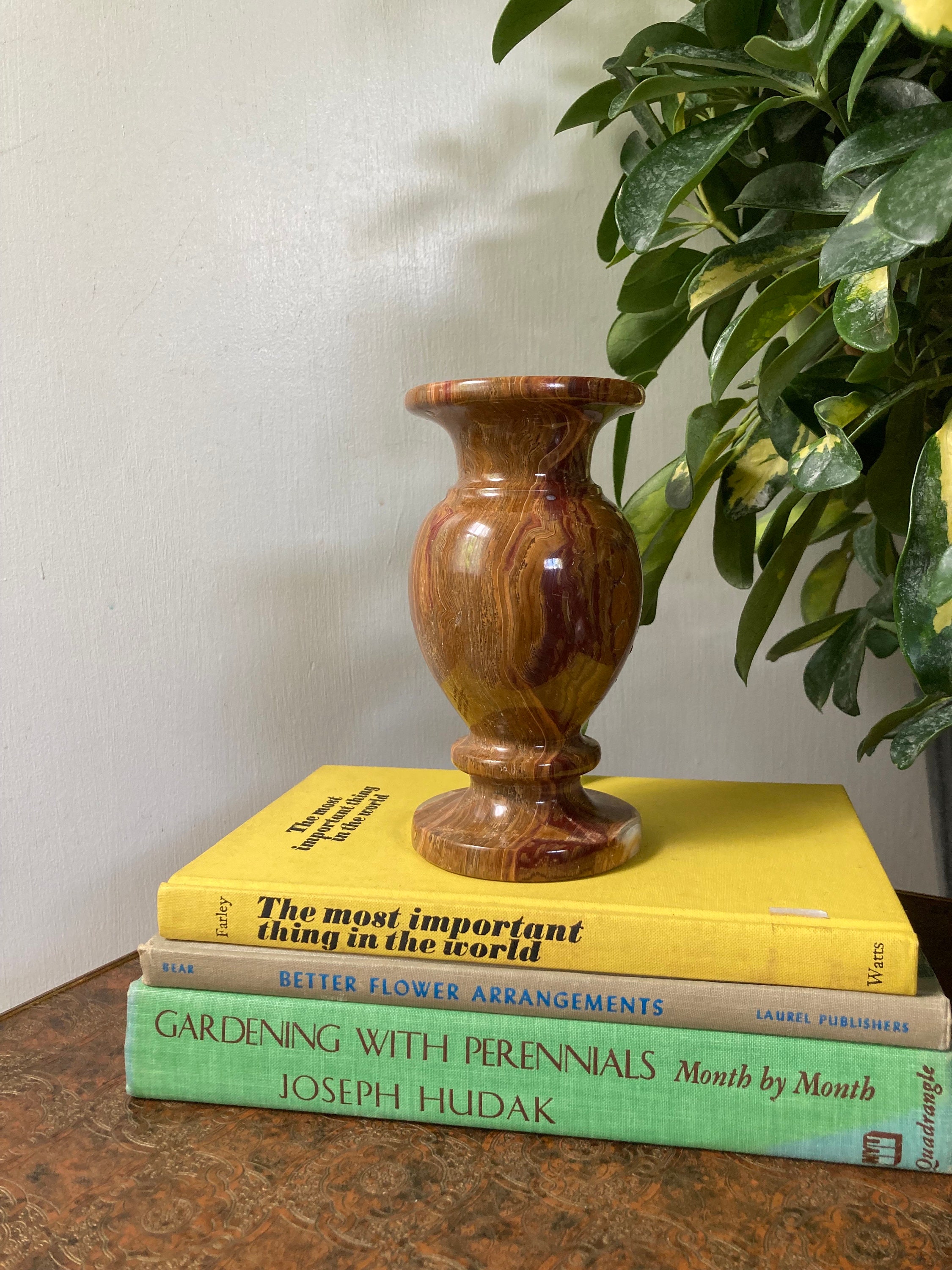 ヴィンテージ オニキス花瓶 Vintage Onyx Vase - Etsy 日本