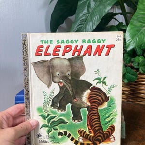 Saggy baggy elephant little golden book