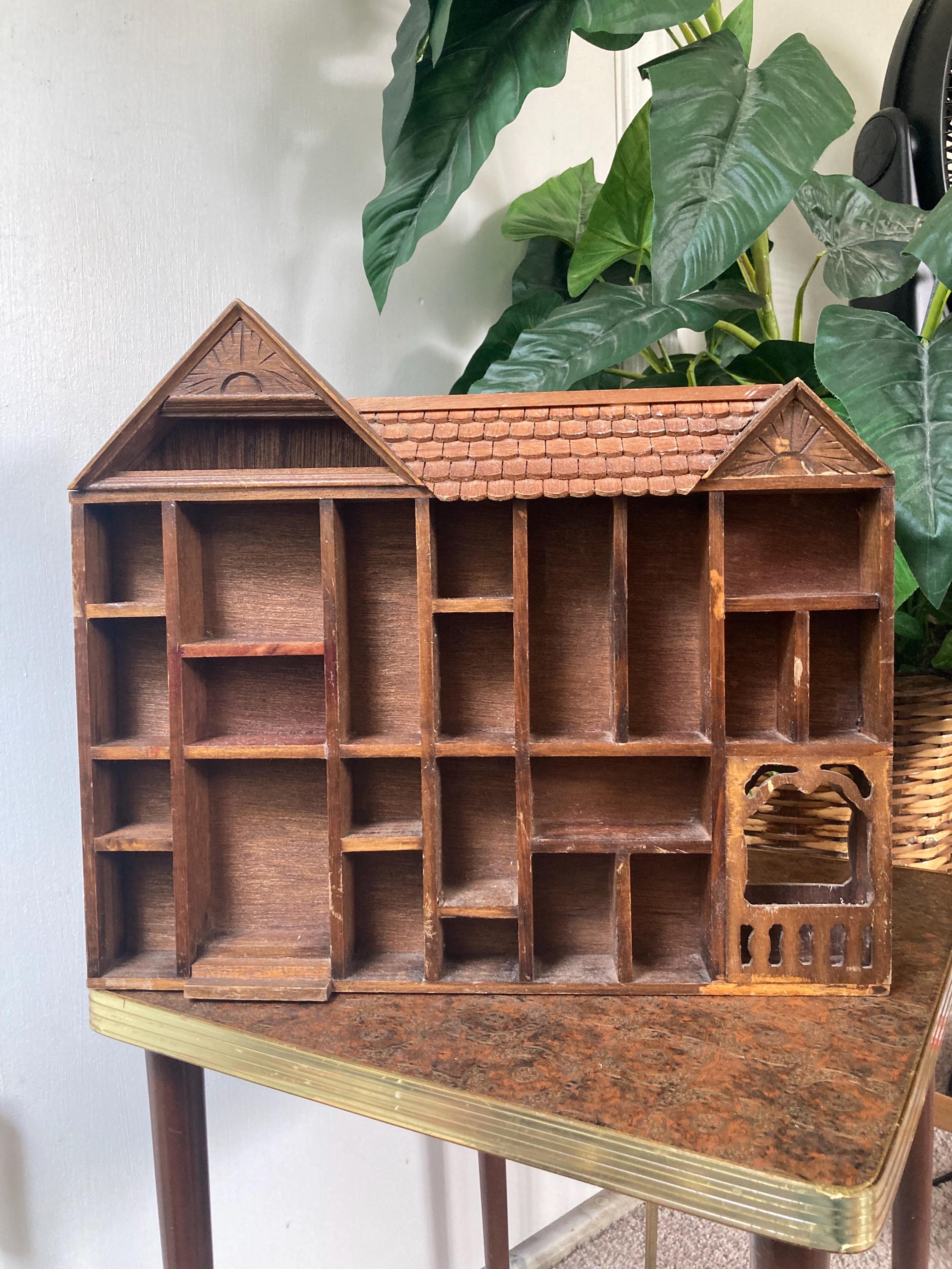 Vintage Wood Victorian House Shelf - Etsy