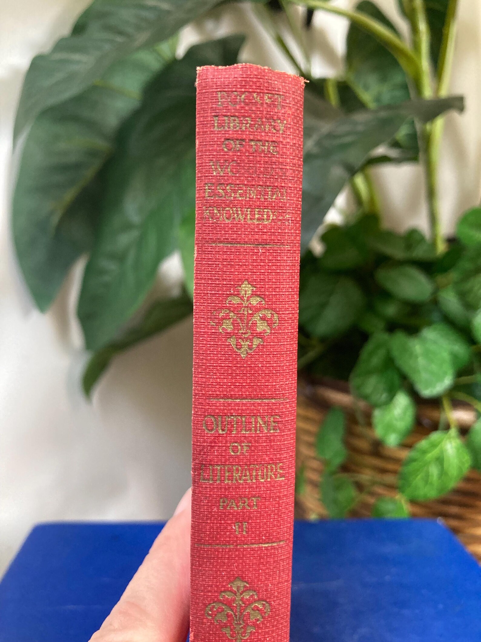 Pocket Library Definition 1929 Pocket Library Outline of Literature Part 2 - Etsy