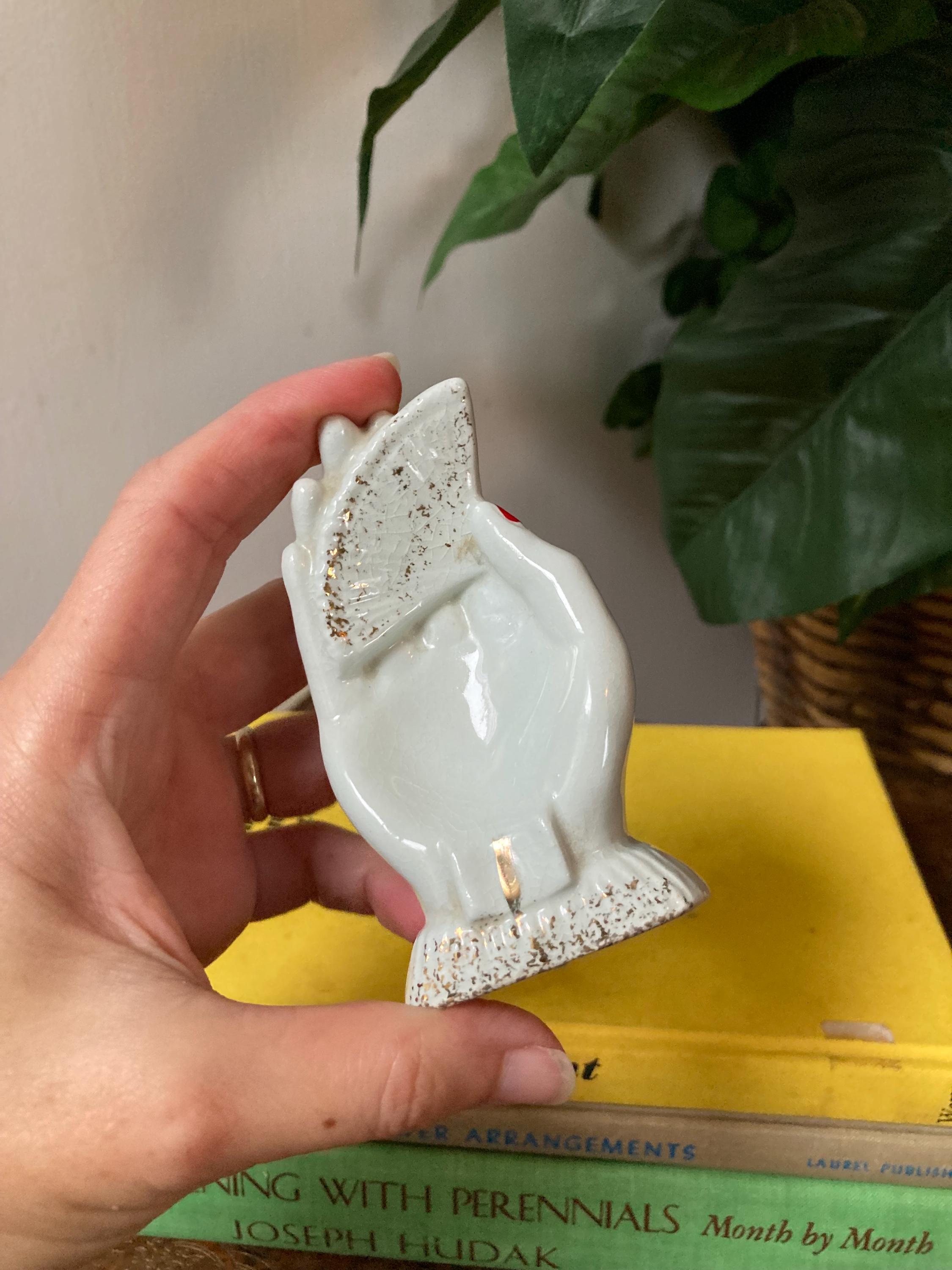 Ceramic Hand Ashtray - Etsy