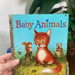 Baby animals little golden book 1969
