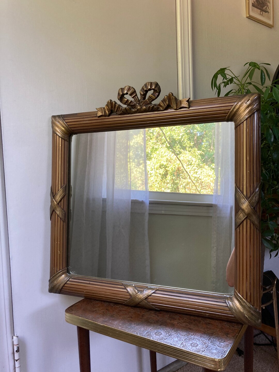Vintage Gold Mirror Etsy