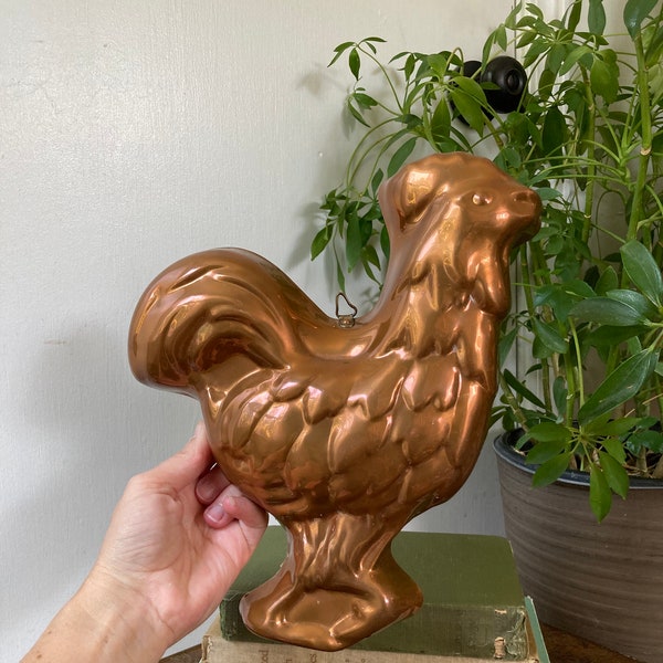 Copper rooster mold