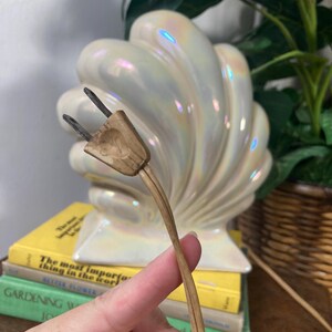 Iridescent Ceramic Shell TV Lamp - Etsy