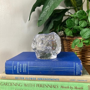Kosta boda snowball candle holder