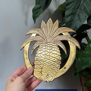 Brass pineapple trivet