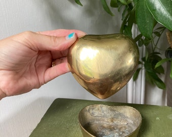 Brass heart box