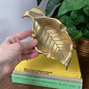 Brass leaf tray