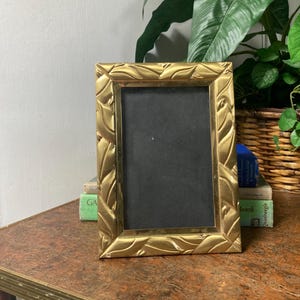 Vintage brass photo frame