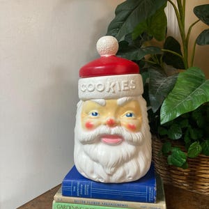 Empire Santa Cookie Jar - Etsy