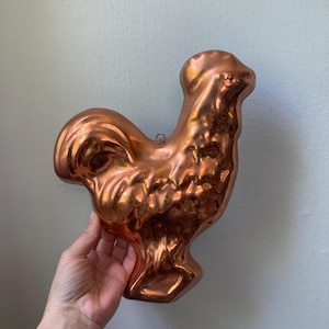 Copper rooster mold