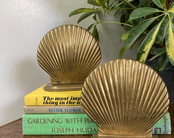 Brass shell bookends