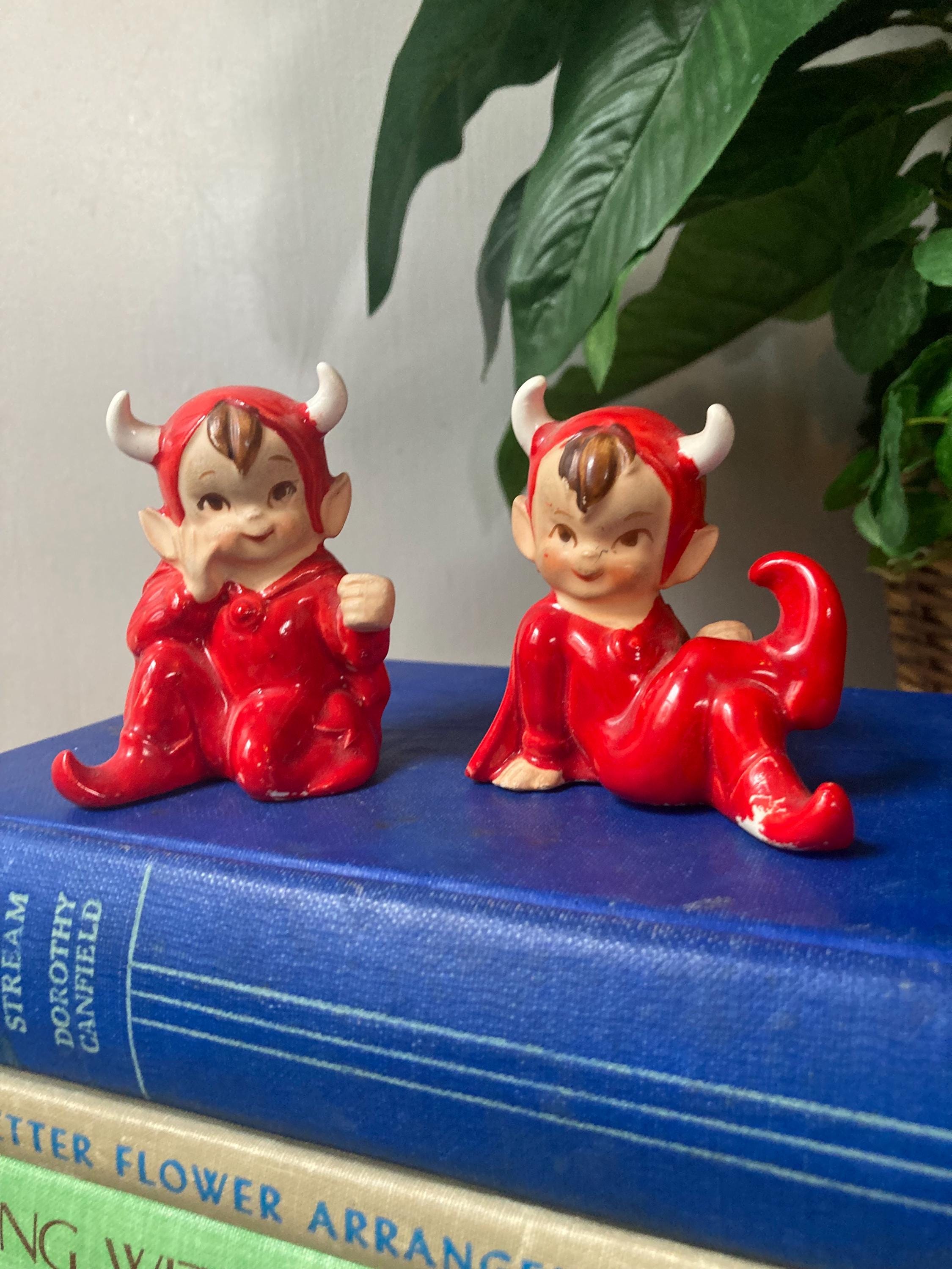 Vintage Devil Figurine - Etsy