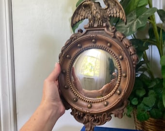 Federal eagle convex mirror plastic