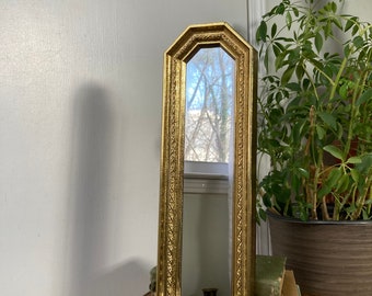 Gold rectangle mirror