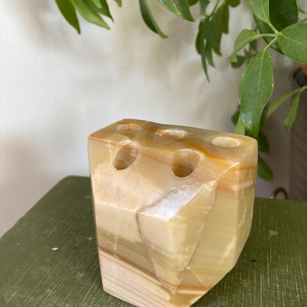 Onyx Pen Holder Etsy