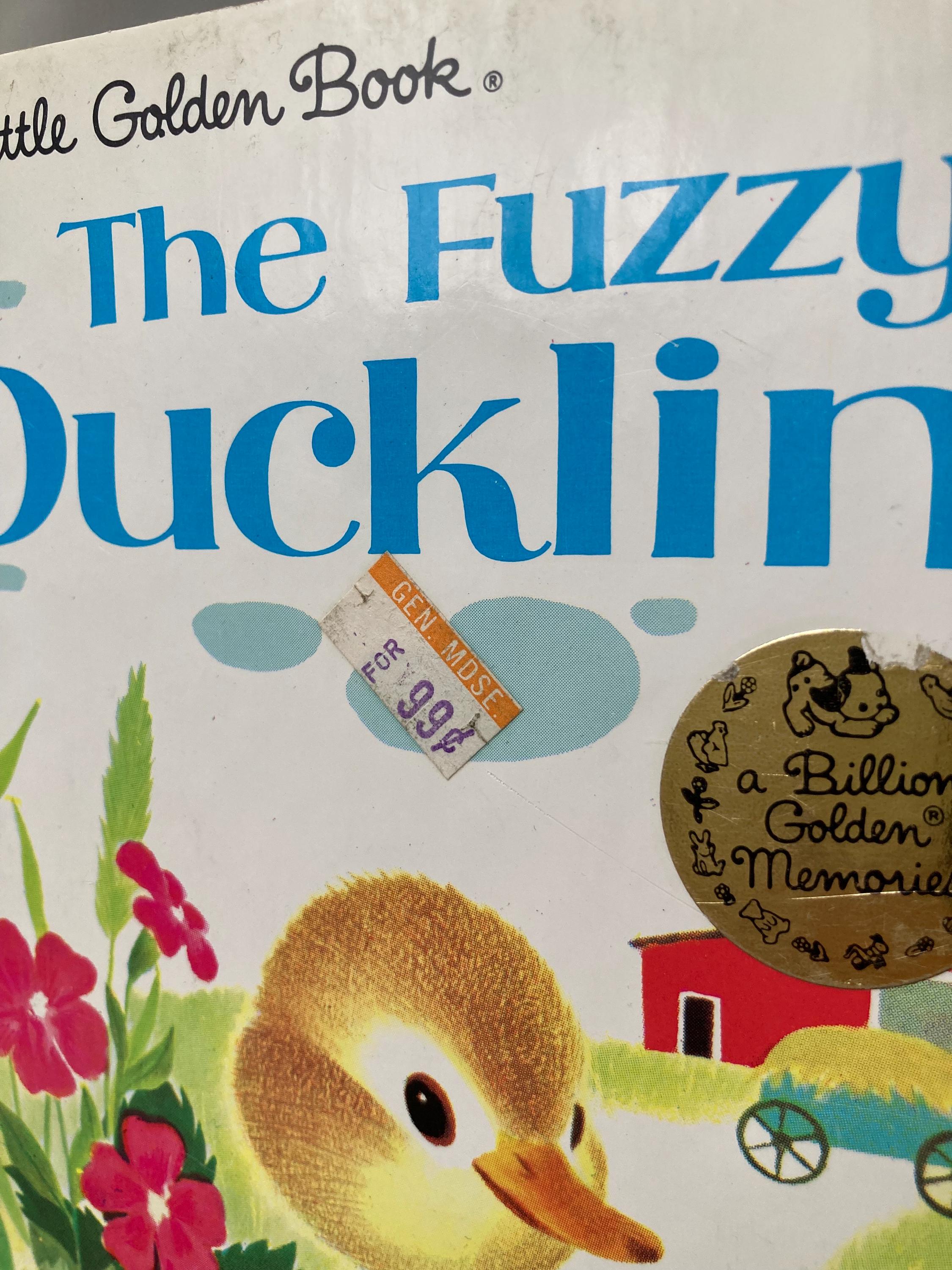 The Fuzzy Duckling Little Golden Book - Etsy