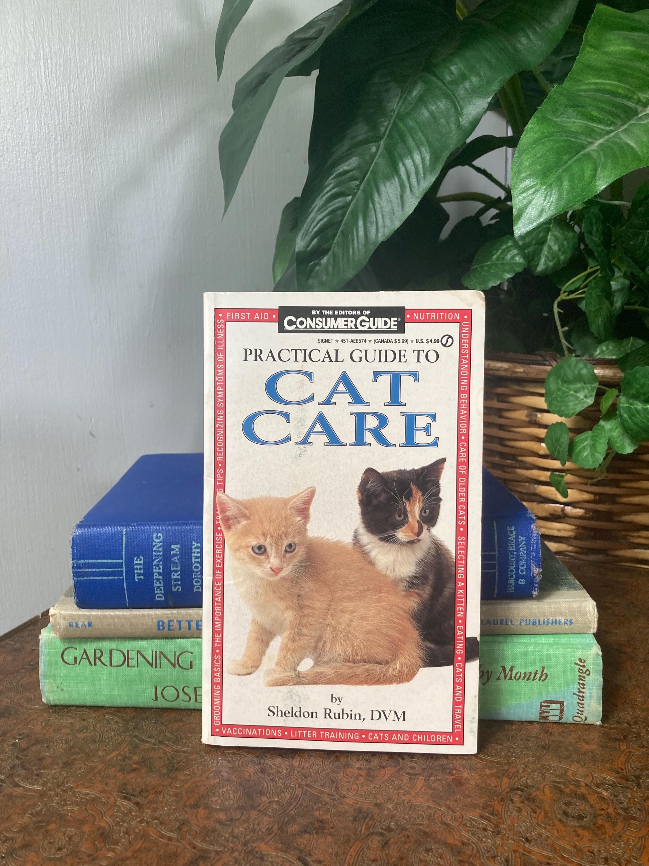 Vintage Cat Care Book - Etsy
