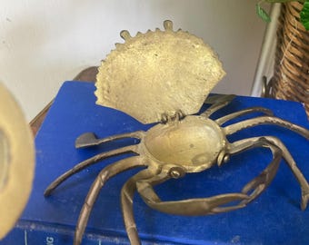 Brass crab box